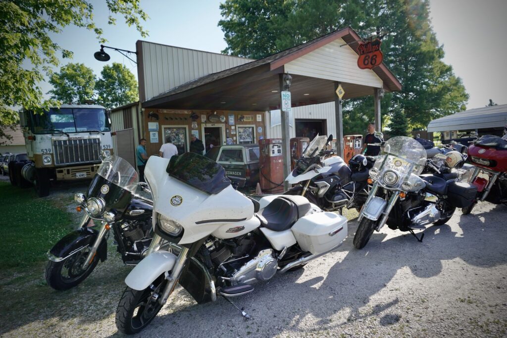 Route 66 en moto, Henrys Rabbit Ranch, Staunton, IL