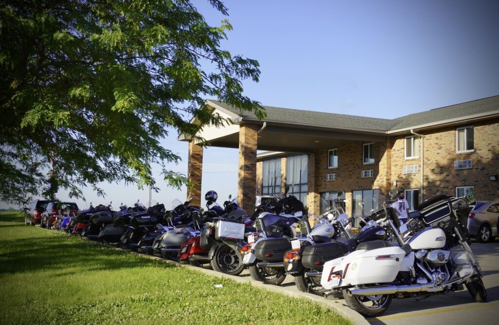 Route 66 en moto, Hotel Super 8 Staunton, IL