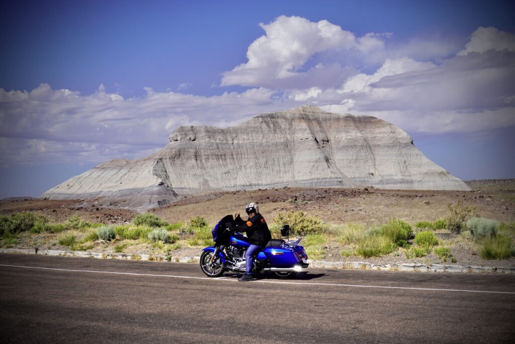 Route 66 en moto, Petrified Forest