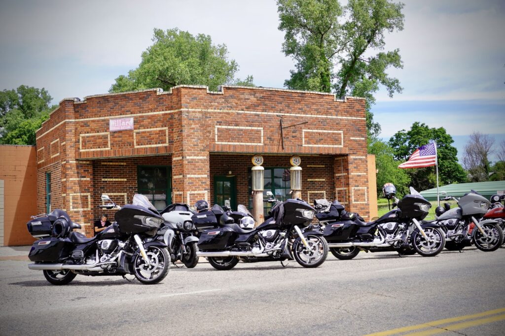 Route 66 en moto, Seaba Station Museum, Warwick, OK