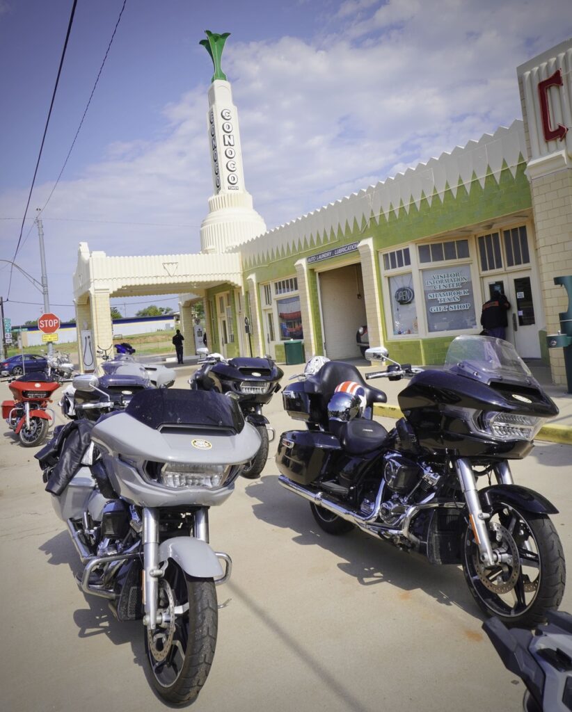 Route 66 en moto, U Drop Inn, Texas