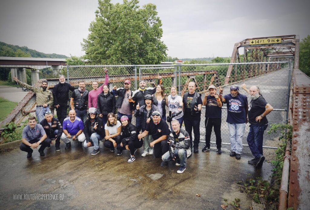 Gasconade Bridge, Missouri, foto grupo