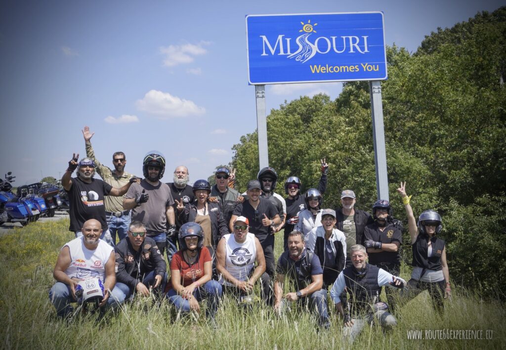 Missouri welcome sign