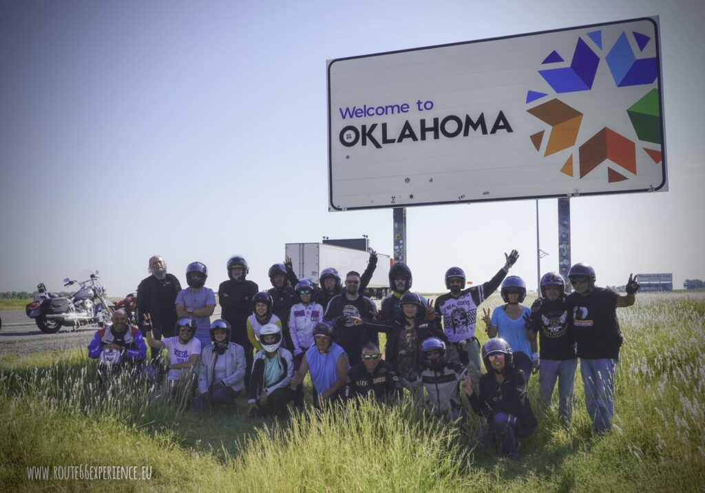 Oklahoma welcome sign