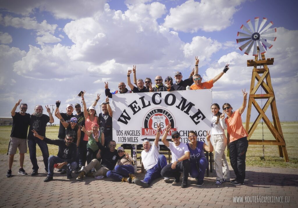 Route 66 Midpoint, foto grupo