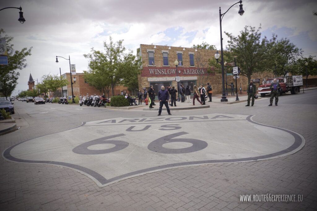 Viaje en moto por EEUU, ruta 66 Winslow