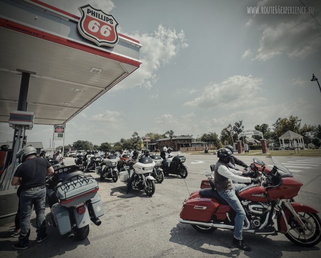 Viaje en moto por EEUU, Stroud, Oklahoma