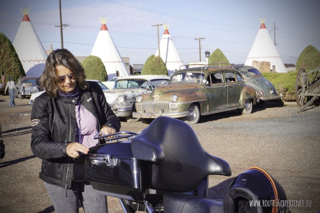 Viaje en moto por EEUU, Wigwam Motel, Holbrook, AZ